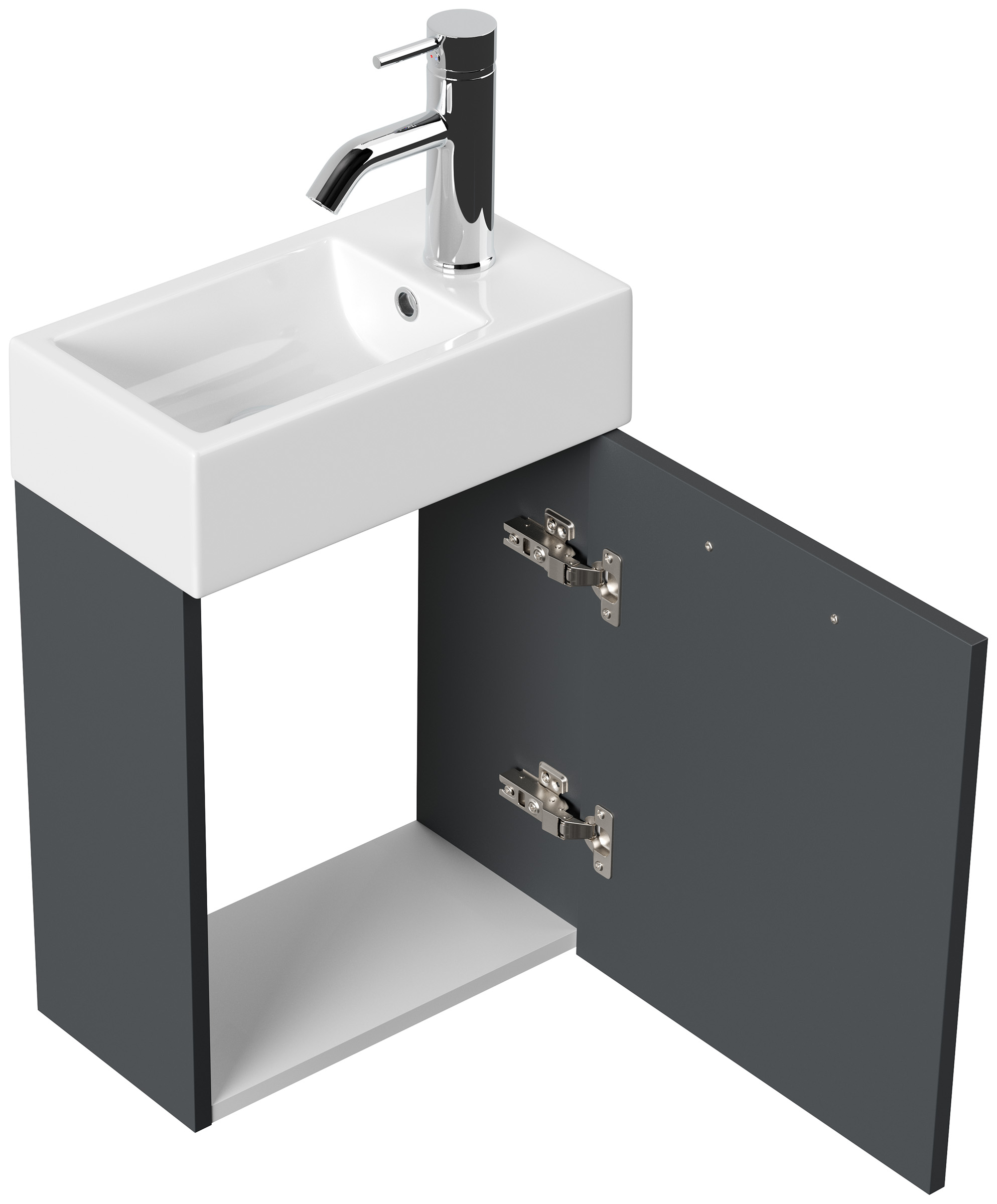 Badmöbel Luca 40x22cm SoftClose eiche gold