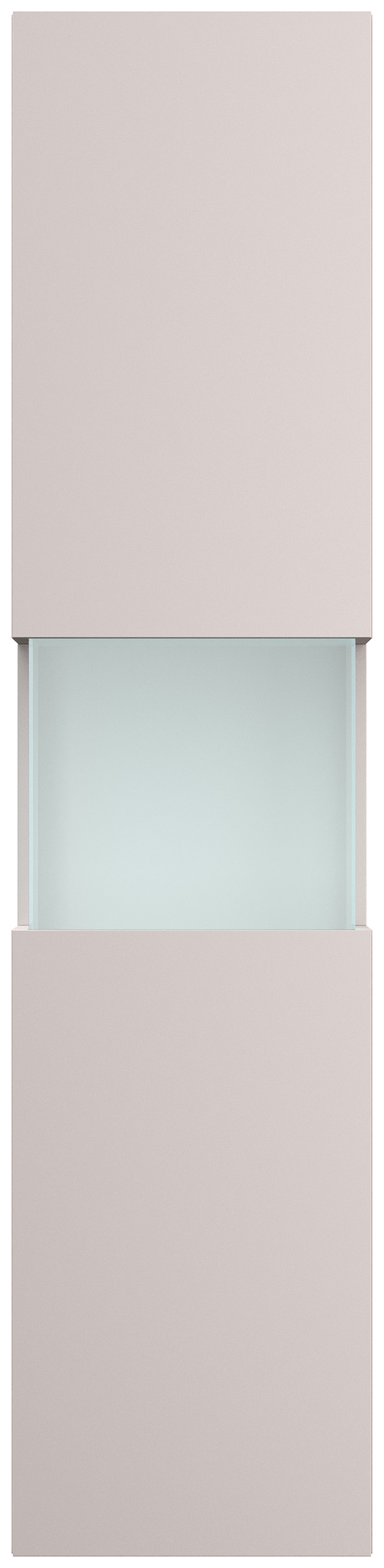 Design Badschrank Hochschrank 150cm  Softclose Taifun Glaselement eiche gold