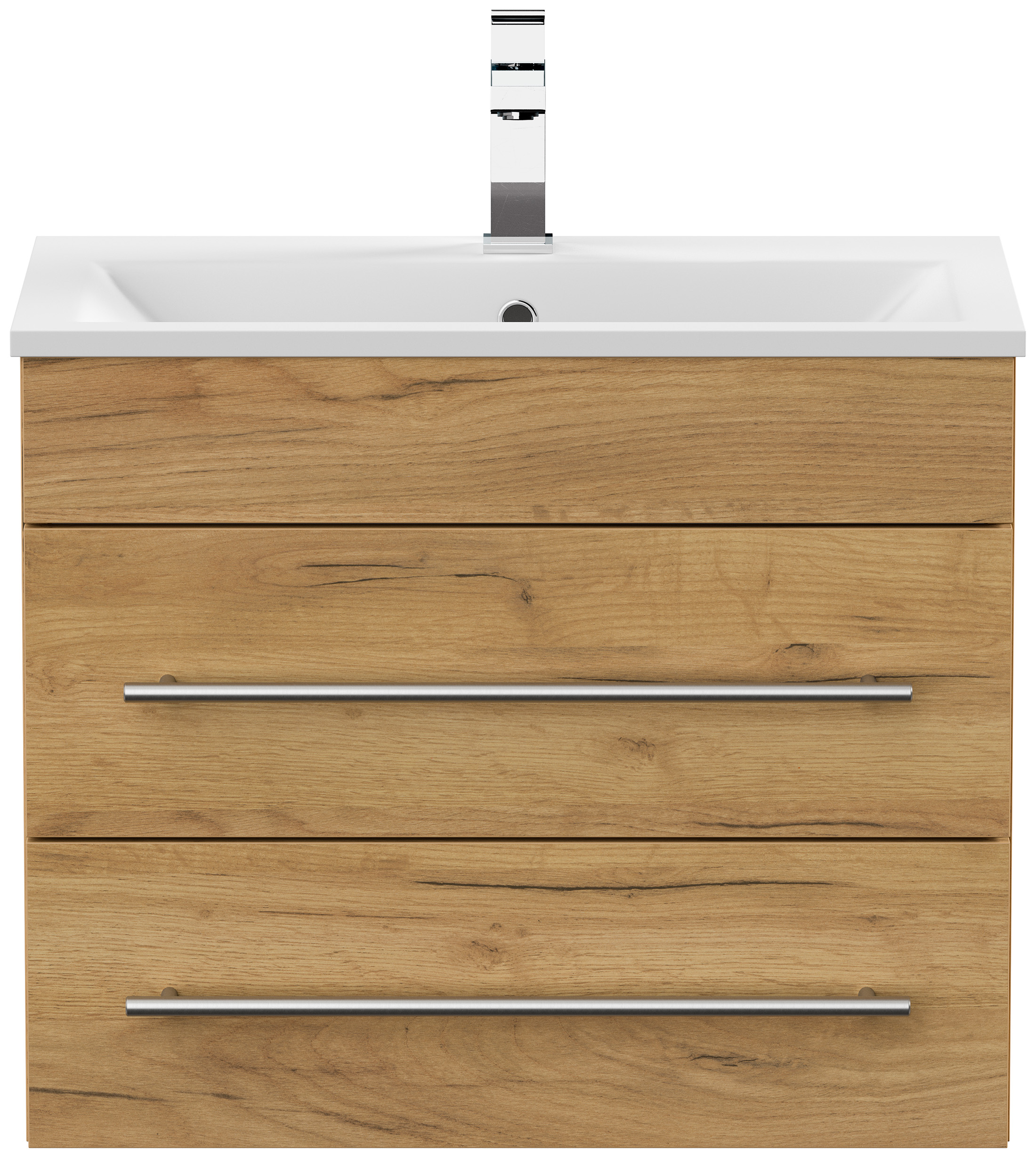 Badmöbel Mona 60x36cm mit 2 SoftClose Schubladen grafit
