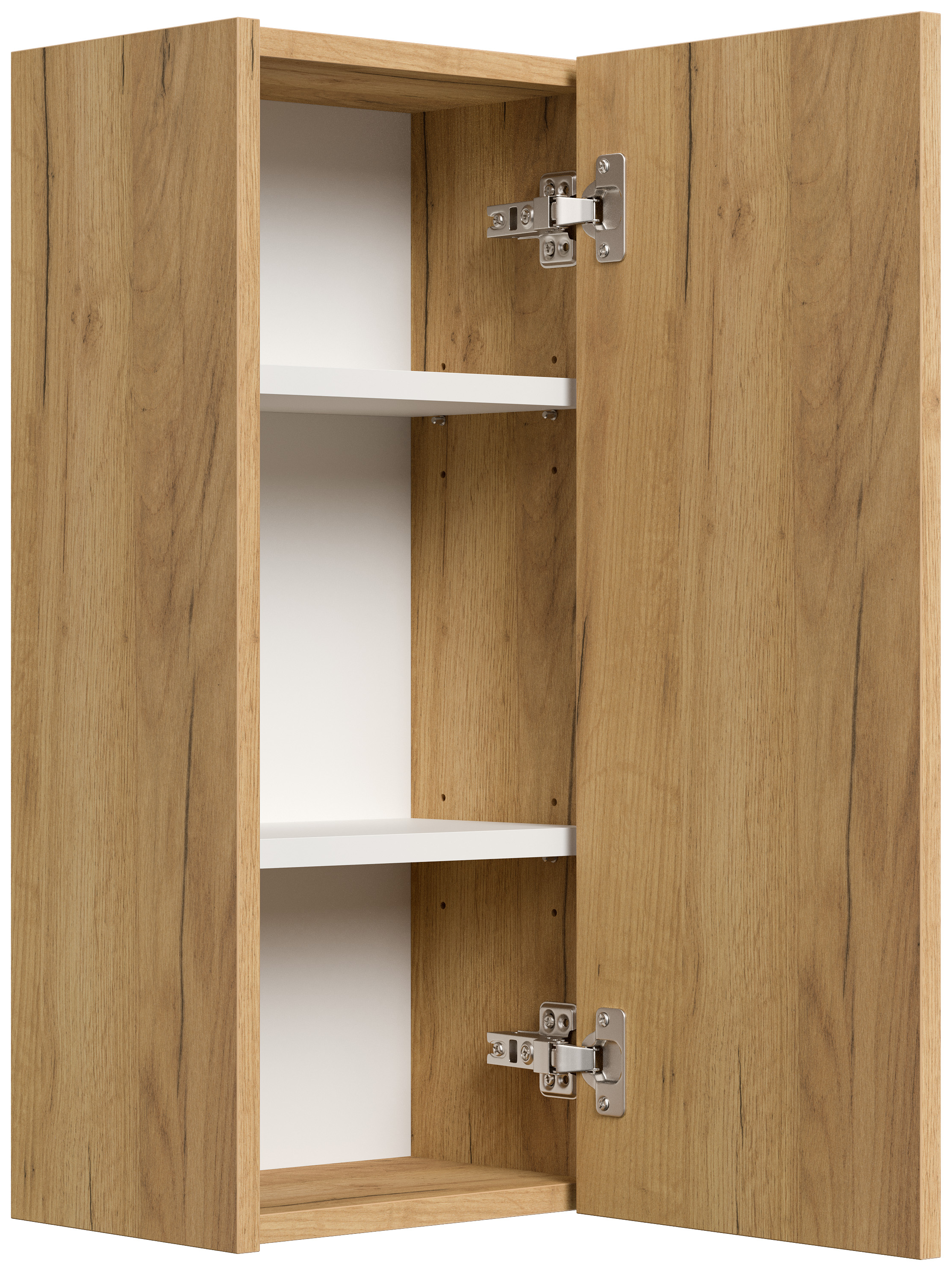 Badmöbelset Taifun 60cm 4tlg mit Spiegelschrank & 2x Badschrank eiche gold