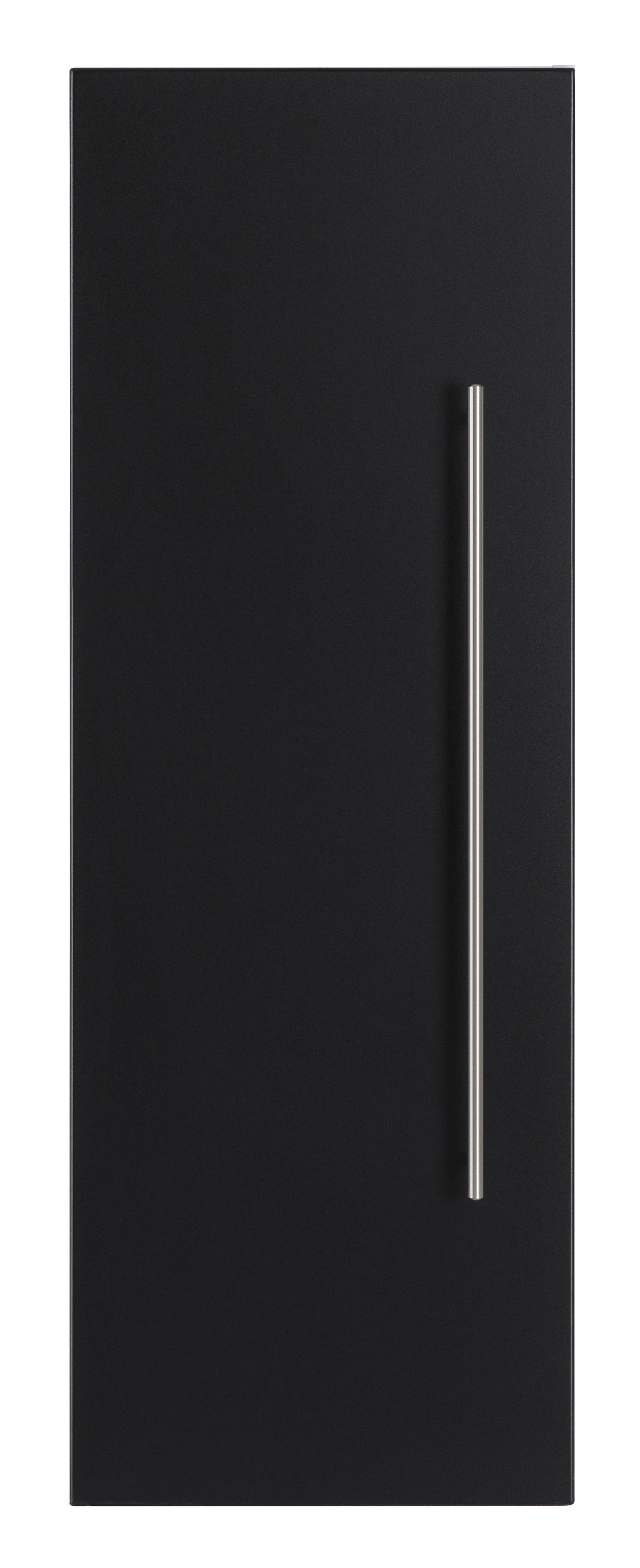 Hochschrank SANTINI 100cm weiss matt mit Tür anthrazit