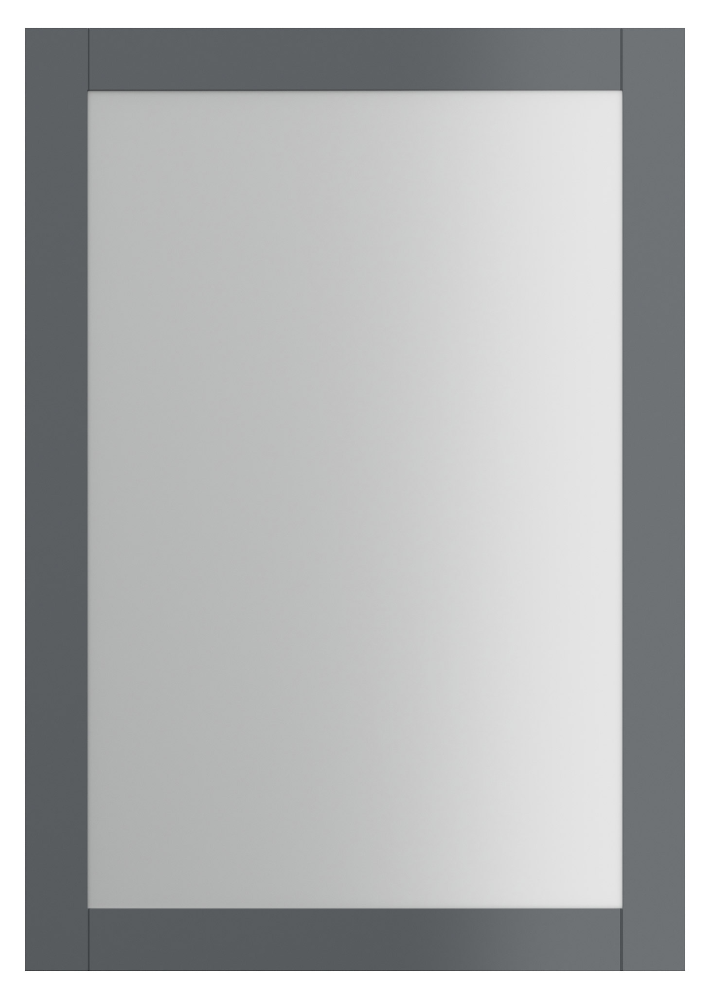 Landhaus Badmöbel-Set 2tlg Postigo 60 Quarz schwarz montiert weiss lackiert