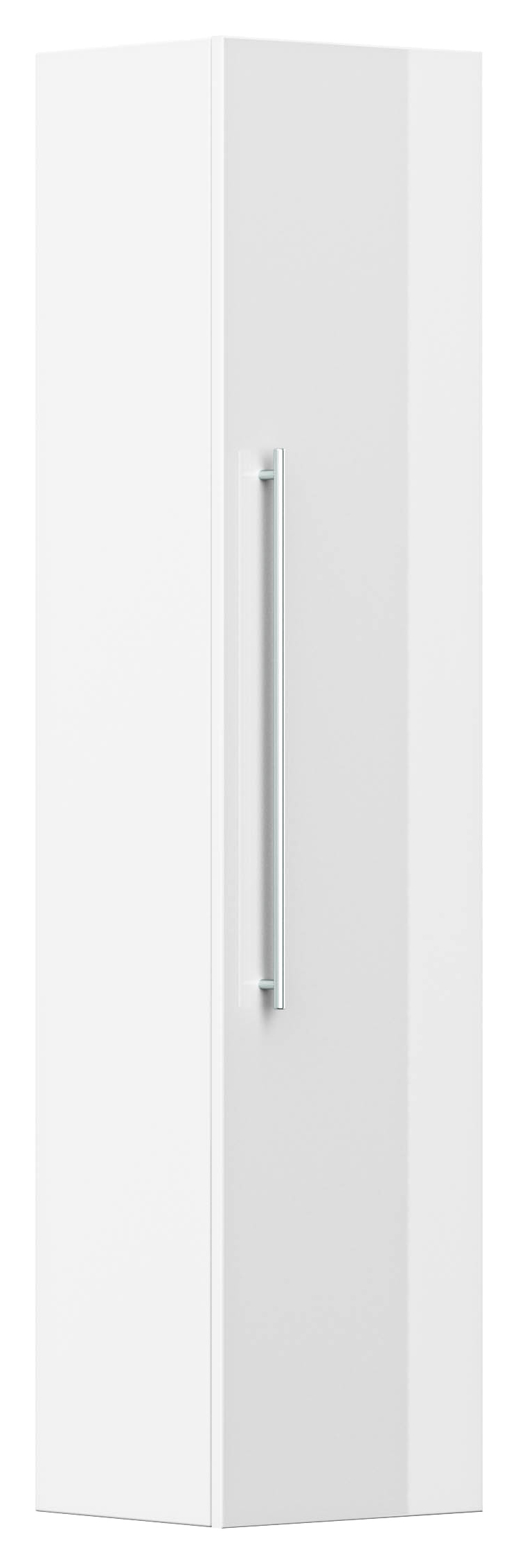 Badmöbelset Komplett Roma XL 4-teilig inkl. LED-Spiegel weiss hochglanz