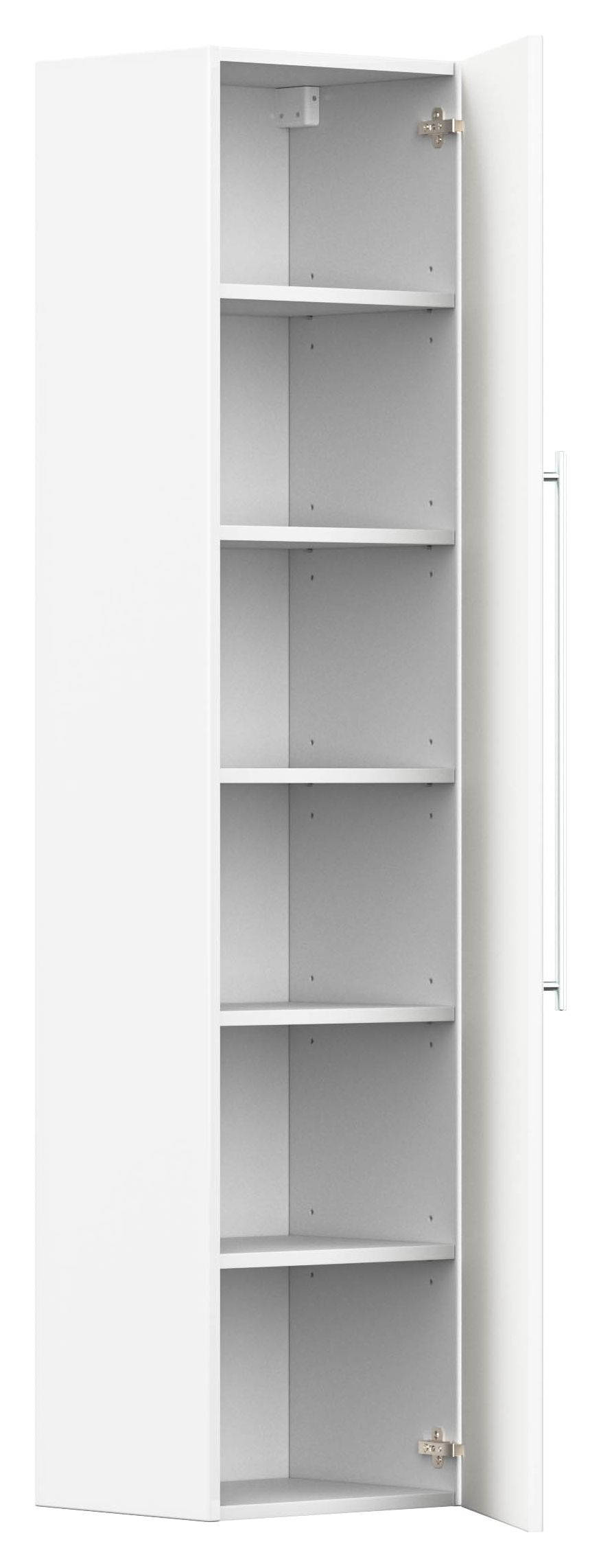 Badmöbelset Komplett Roma XL 4-teilig inkl. LED-Spiegel weiss hochglanz