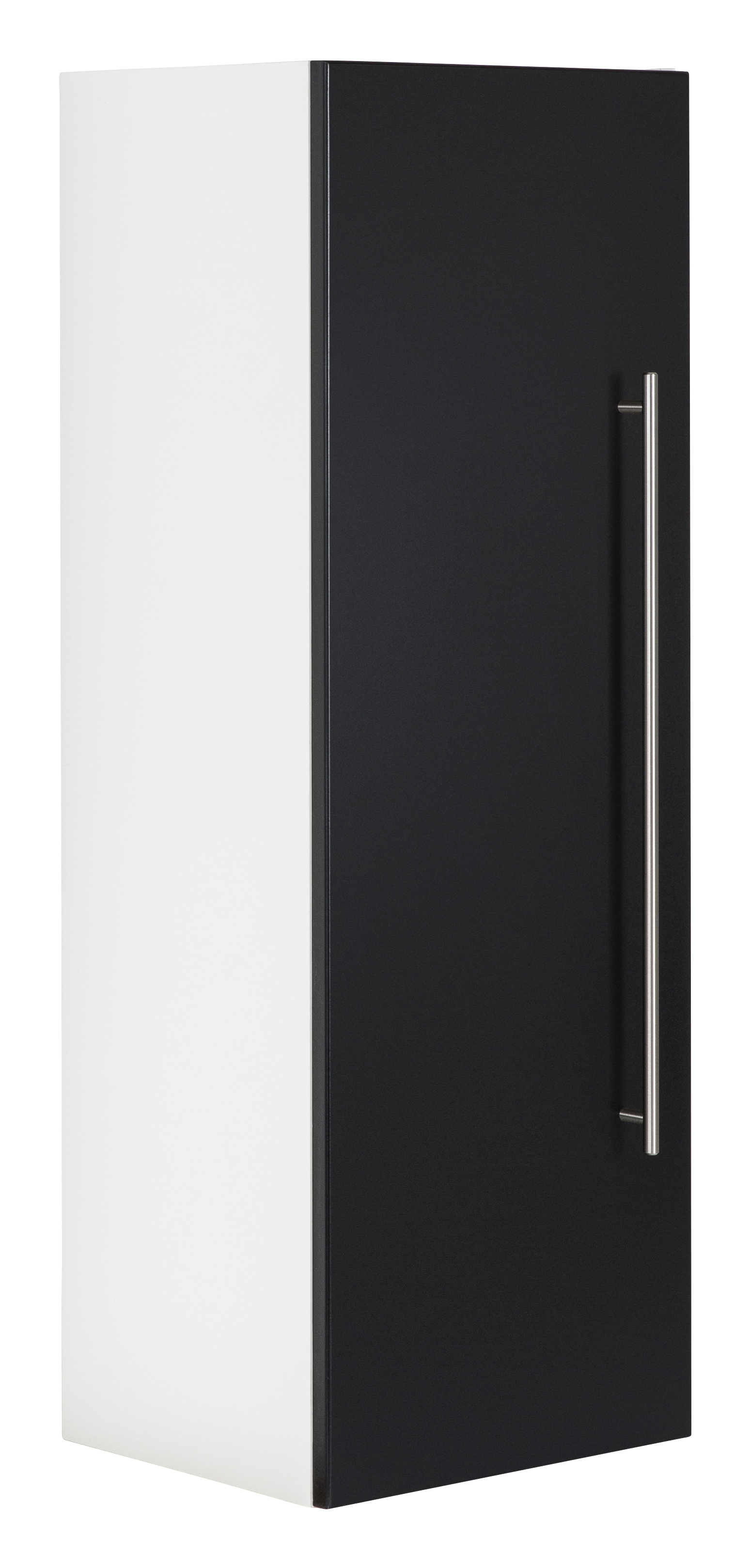 Hochschrank SANTINI 100cm weiss matt mit Tür anthrazit