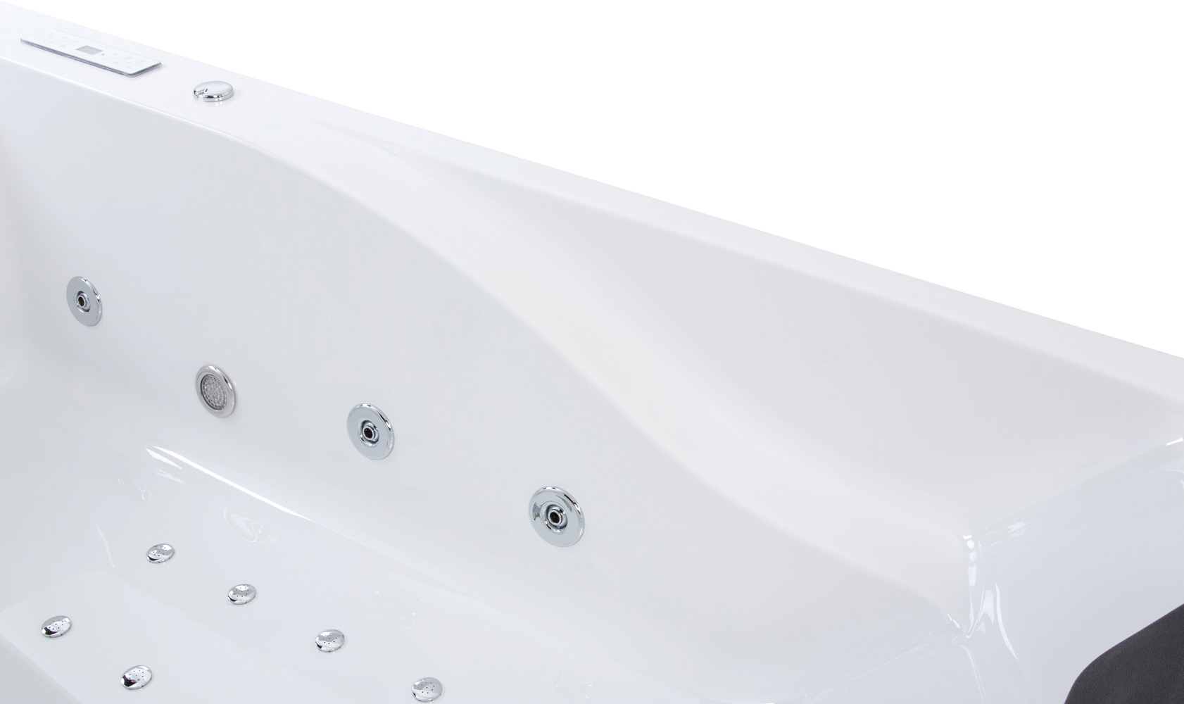 Rechteck Whirlpool Centauri 180x85 rechts Made in Germany 18 Düsen ohne Armatur