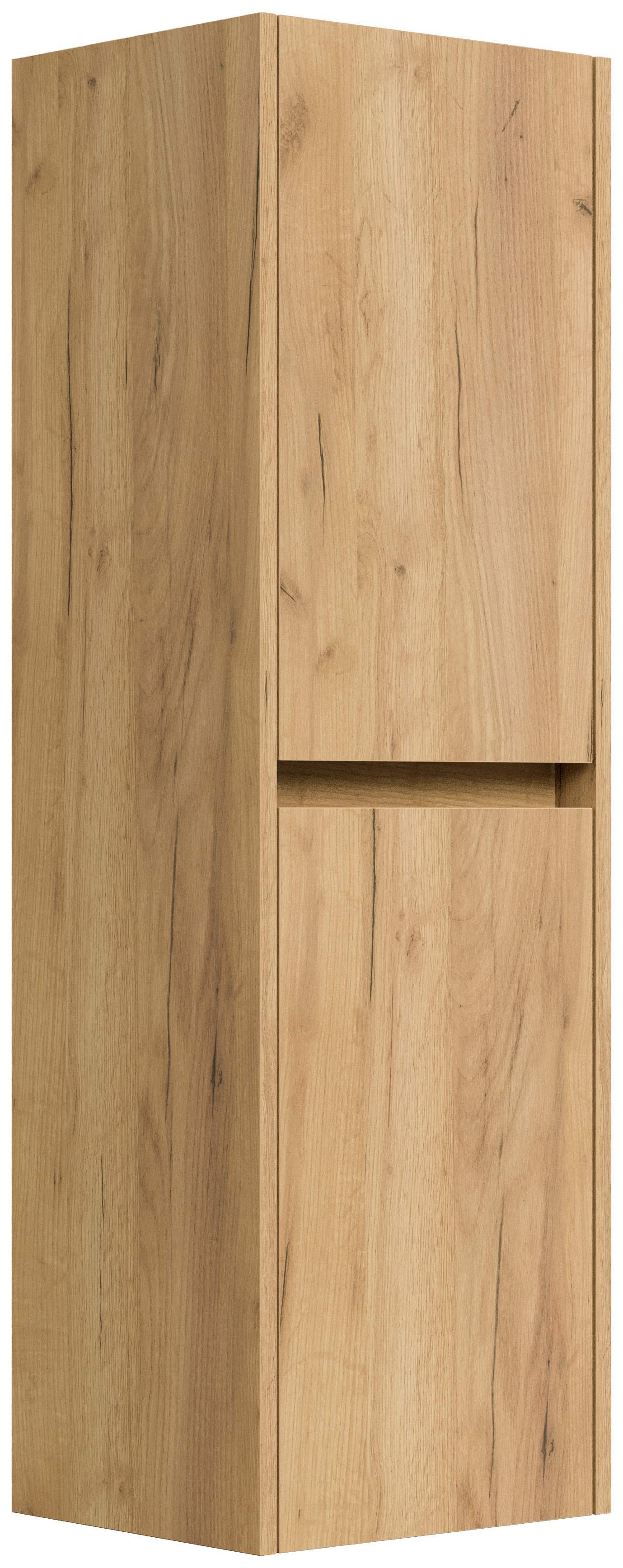 Badmöbelset Taifun 70cm 4tlg mit Spiegelschrank & 2x Seitenschrank eiche gold