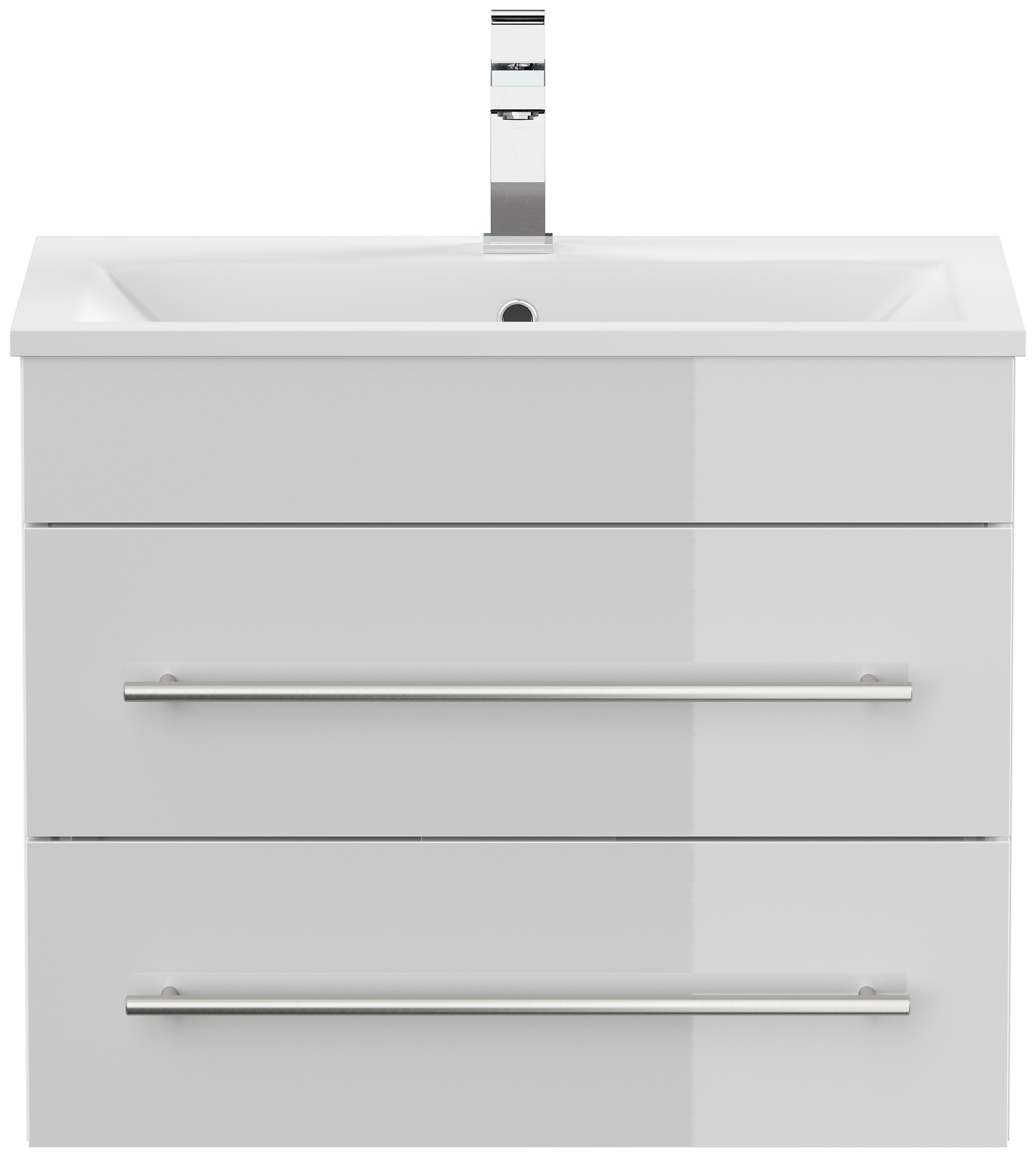 Badmöbel Mona 60x36cm mit 2 SoftClose Schubladen grafit