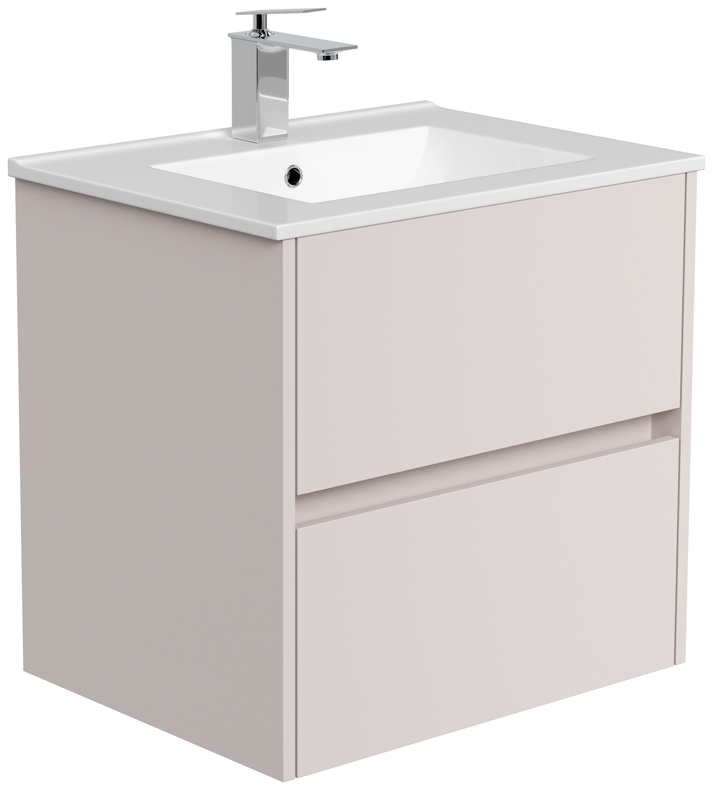 Badmöbel Taifun & Waschtisch 60cm 2 Greifraum SoftClose Auszüge eiche gold