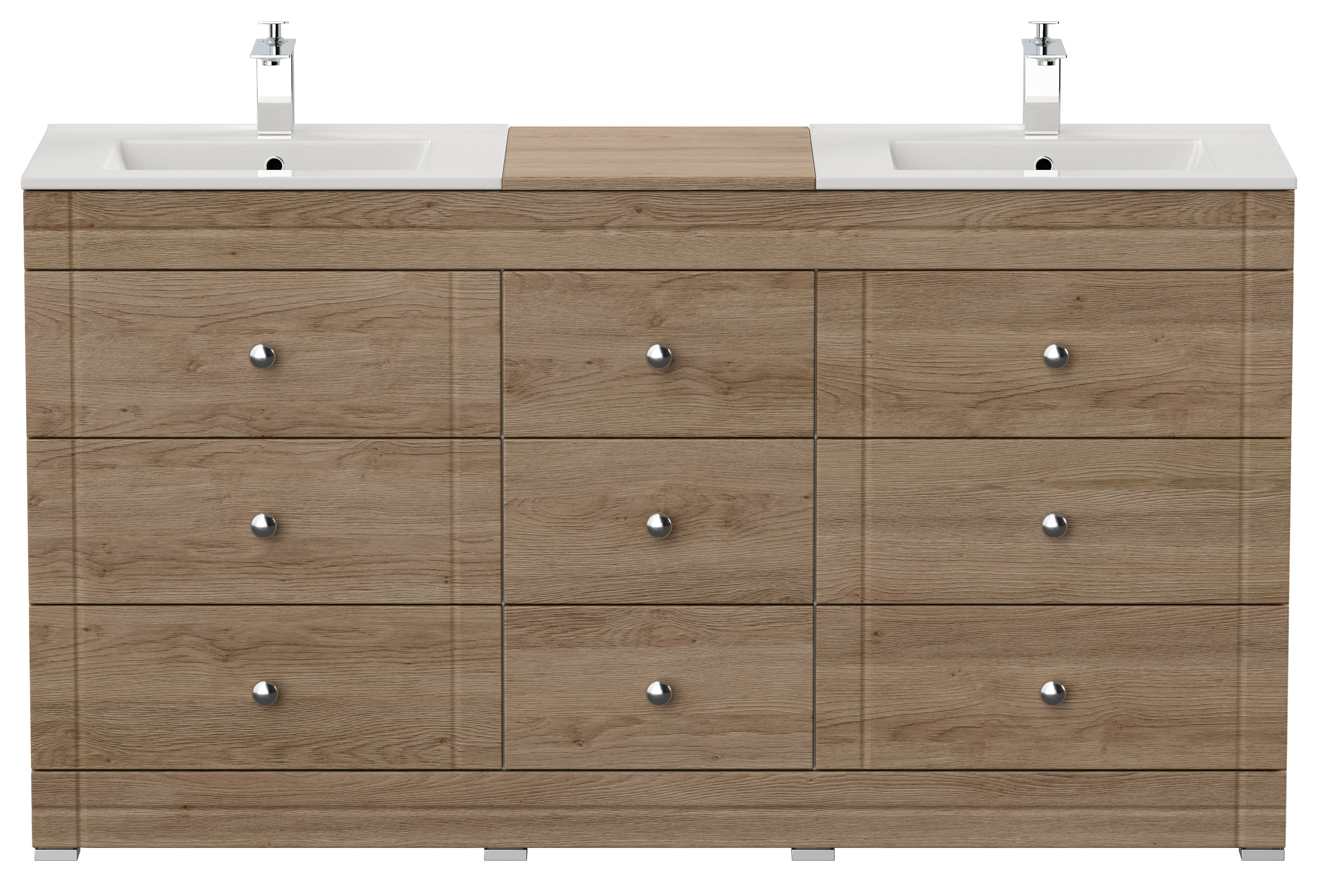 Stand Badmöbel Cosmo Klassik SoftClose schwarz